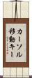 カーソル移動キー Scroll