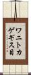ワニトカゲギス目 Scroll