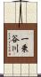一乗谷川 Scroll