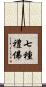 七種禮佛 Scroll