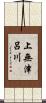 上無津呂川 Scroll