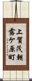 上賀茂朝露ケ原町 Scroll