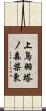 上鳥羽塔ノ森柴東 Scroll