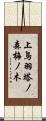 上鳥羽塔ノ森梅ノ木 Scroll