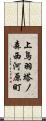 上鳥羽塔ノ森西河原町 Scroll