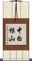 中白根山 Scroll