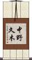中野久木 Scroll