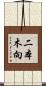 二本木向 Scroll