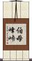伯母峰峠 Scroll