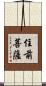 住前菩薩 Scroll