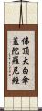 佛頂大白傘蓋陀羅尼經 Scroll