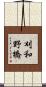 刈和野橋 Scroll