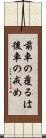 前車の覆るは後車の戒め Scroll