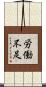 労働不足 Scroll