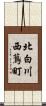 北白川西蔦町 Scroll