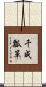 千成瓢箪 Scroll