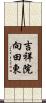 吉祥院向田東 Scroll