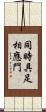 同時具足相應門 Scroll