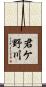 君ケ野川 Scroll