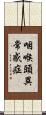 咽喉頭異常感症 Scroll