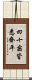 四十齒皆悉齊平 Scroll