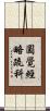 圓覺經略疏科 Scroll