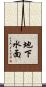 地下水面 Scroll