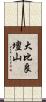大比良壇山 Scroll