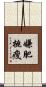 嫌肥挑瘦 Scroll
