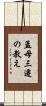 孟母三遷の教え Scroll