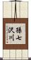 孫七沢川 Scroll