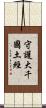守護大千國土經 Scroll