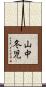 山中冬児 Scroll