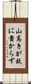山高きが故に貴からず Scroll