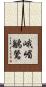 峨嵋鶲鶯 Scroll