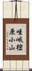 嵯峨樒原小山 Scroll