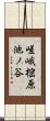 嵯峨樒原池ノ谷 Scroll