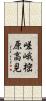 嵯峨樒原高見 Scroll