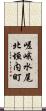 嵯峨水尾北垣内町 Scroll