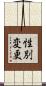 性別変更 Scroll