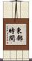 東部時間 Scroll