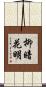 柳暗花明 Scroll
