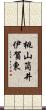 桃山筒井伊賀東 Scroll