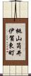 桃山筒井伊賀東町 Scroll