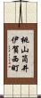 桃山筒井伊賀西町 Scroll