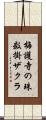 梅護寺の珠数掛ザクラ Scroll