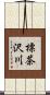 標茶沢川 Scroll