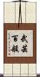 武芸百般 Scroll