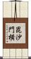 毘沙門横 Scroll