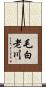 毛白老川 Scroll